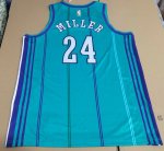 Maillot de Basket #24 Miller Charlotte Hornets 23-24 retro Vert